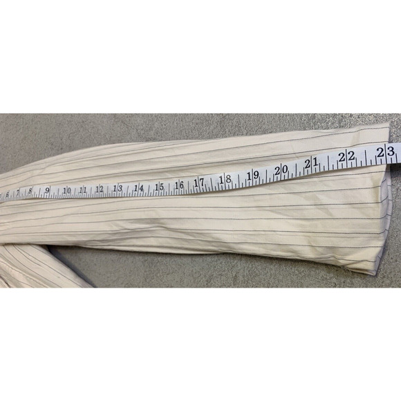 Vtg Anne Klein Blazer Womens Size 2 White w/ Stripes Shoulder Pads Sport Coat - Picture 14 of 14